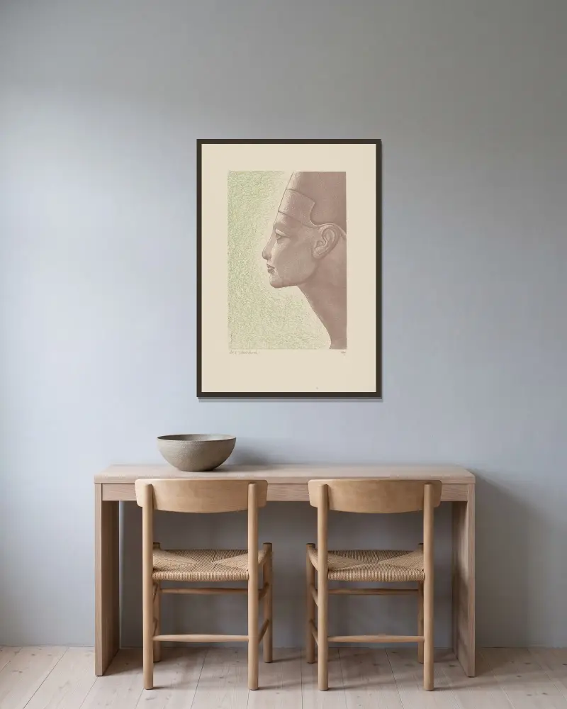 Okładka książki Kleopatra. Życiorys Królowej Emila Ludwiga, 1939 – nr 2 av Stanisław Ostoja-Chrostowski inramad på en vägg