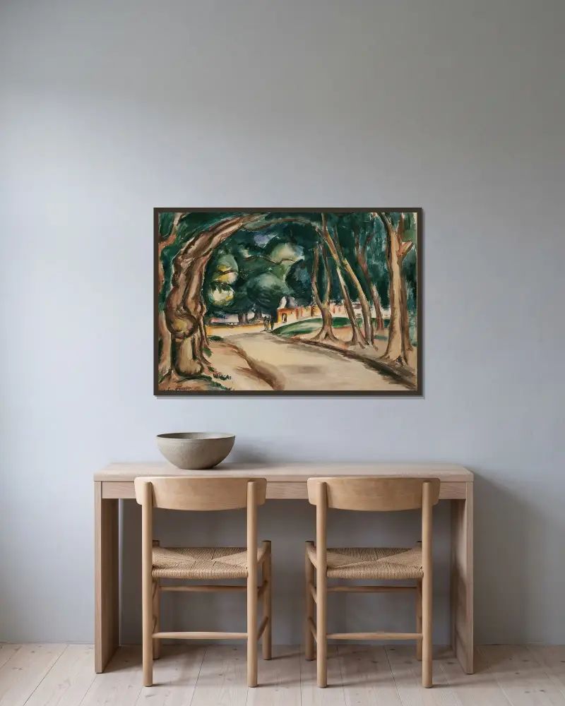 Alej, Emile Othon Friesz v rámu na stěně