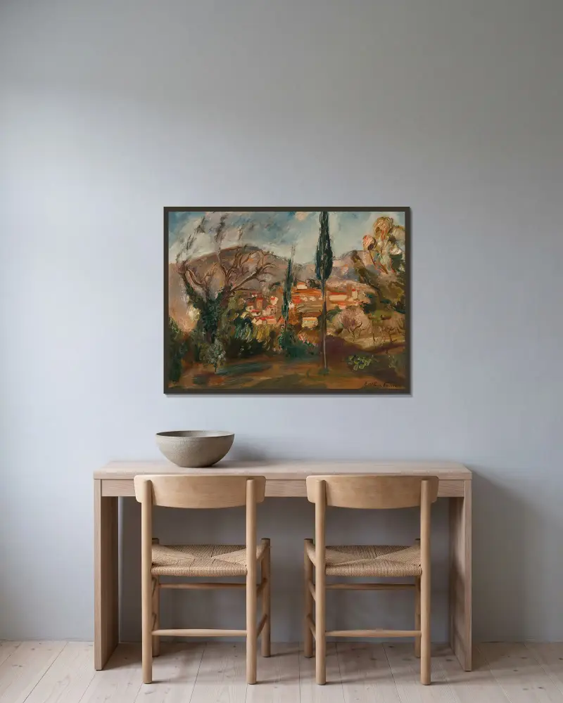 Cap-Brun, Emile Othon Friesz w ramie na ścianie