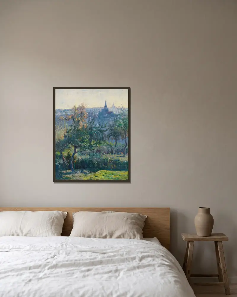 Falaise av Emile Othon Friesz inramad på en vägg