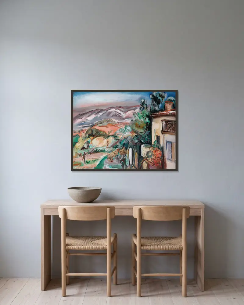 Krajina (Toulon), Emile Othon Friesz v rámu na stěně