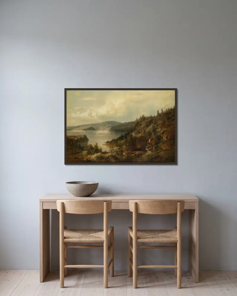 Starý most, Hermann Ottomar Herzog v rámu na stěně