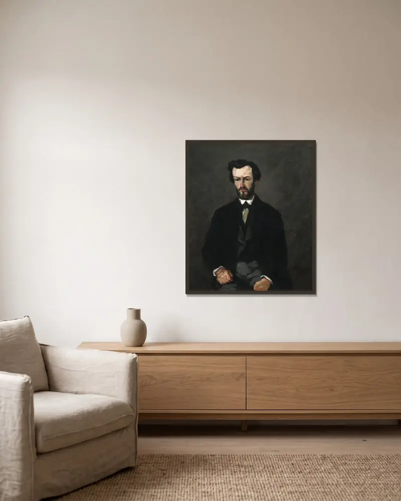 Antony Valabrègue, Paul Cézanne v rámu na stěně