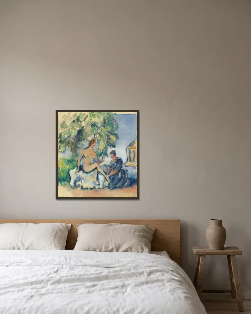 Betsabea, Paul Cézanne v rámu na stěně