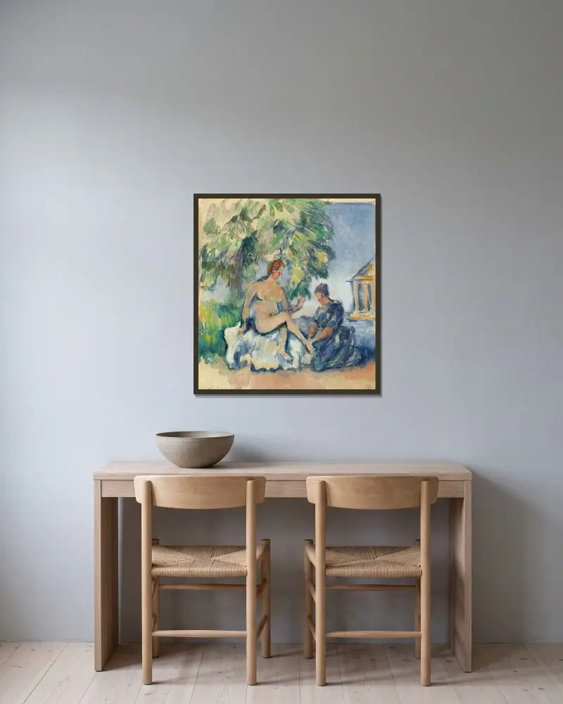 Betsabea, Paul Cézanne v rámu na stěně