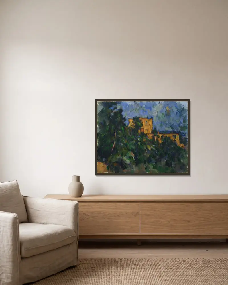 Château Noir, 1903–1904, Paul Cézanne v rámu na stěně