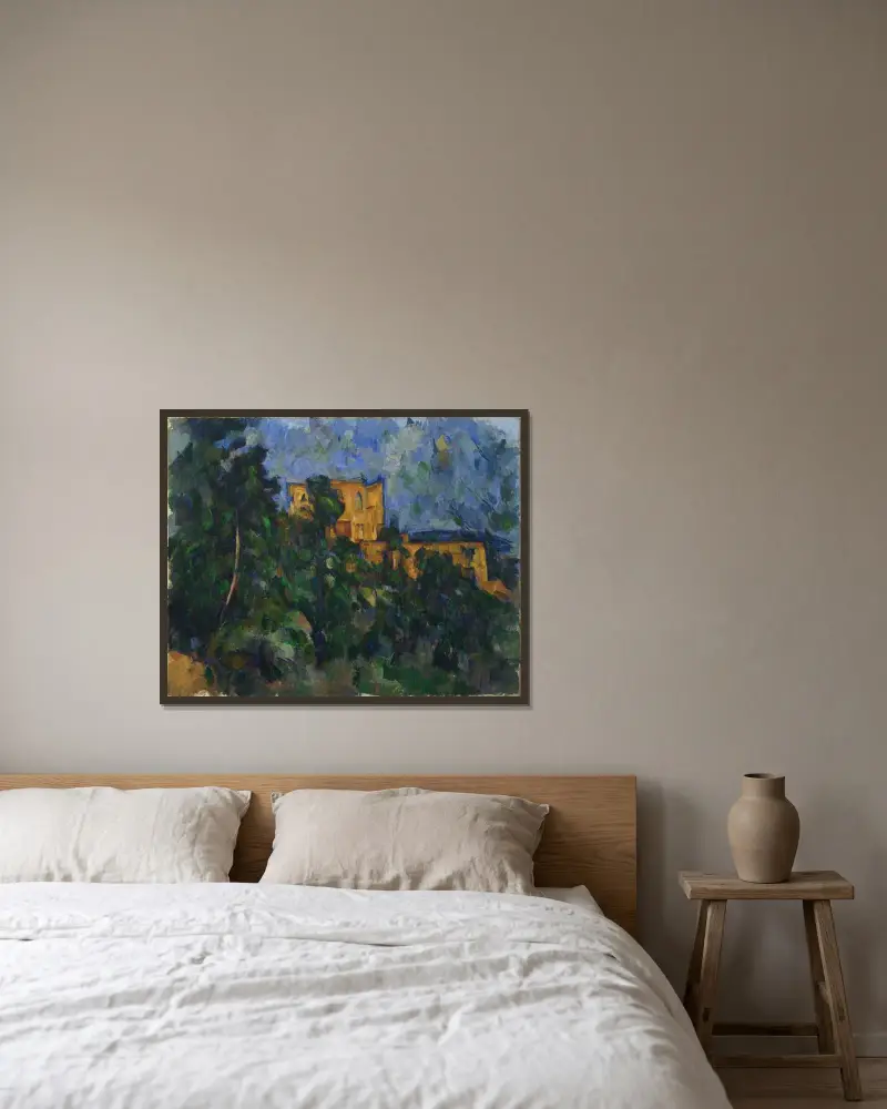 Château Noir, 1903–1904, Paul Cézanne v rámu na stěně