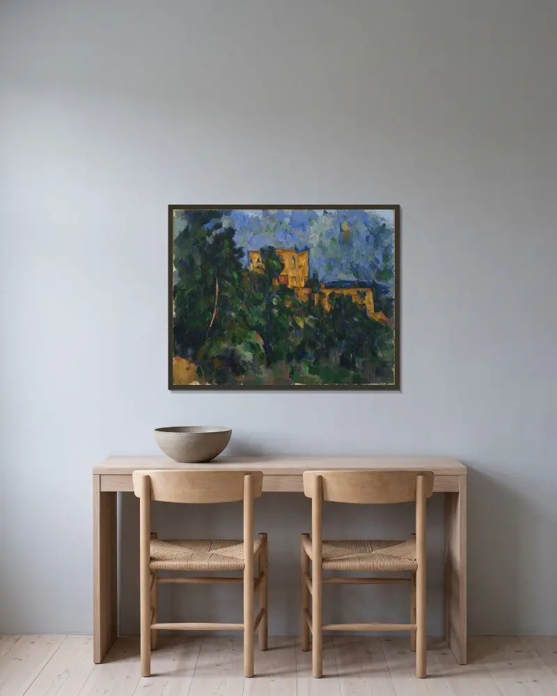 Château Noir, 1903–1904, Paul Cézanne v rámu na stěně