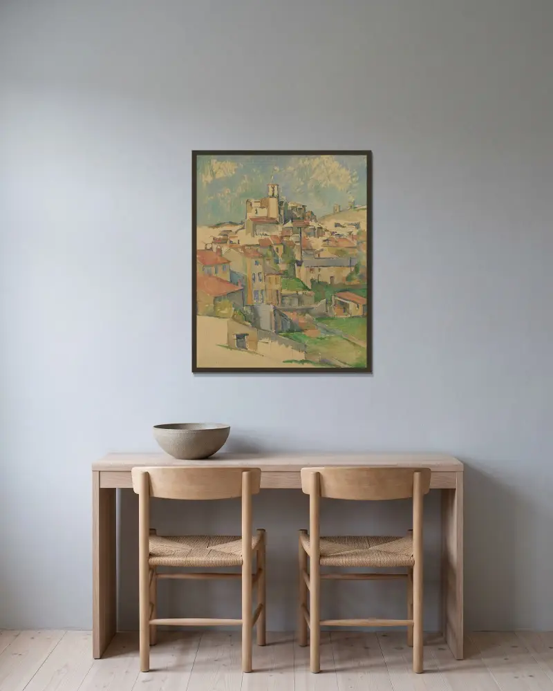 Gardanne, Paul Cézanne w ramie na ścianie