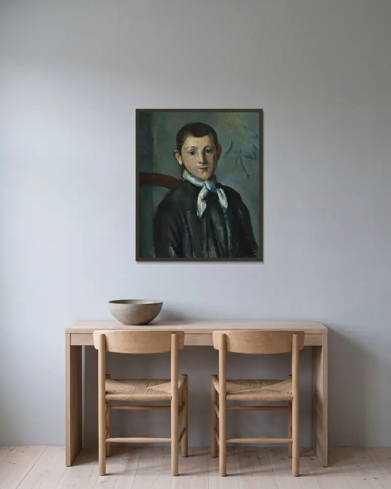 Louis Guillaume von Paul Cézanne gerahmt an einer Wand