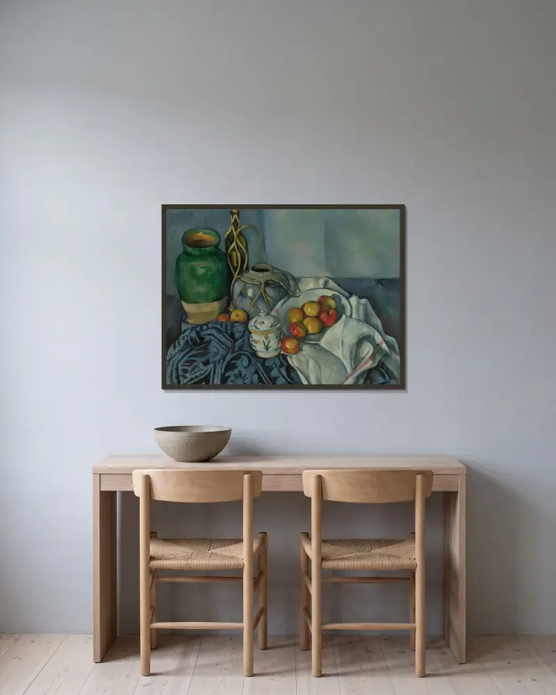 Martwa natura z jabłkami, 1893, Paul Cézanne w ramie na ścianie