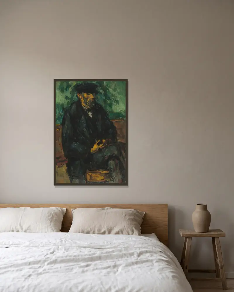 Ogrodnik Vallier, Paul Cézanne w ramie na ścianie