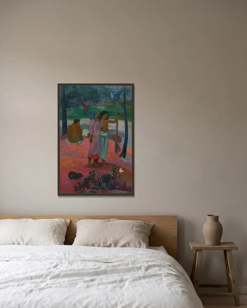 Volání, Paul Gauguin v rámu na stěně