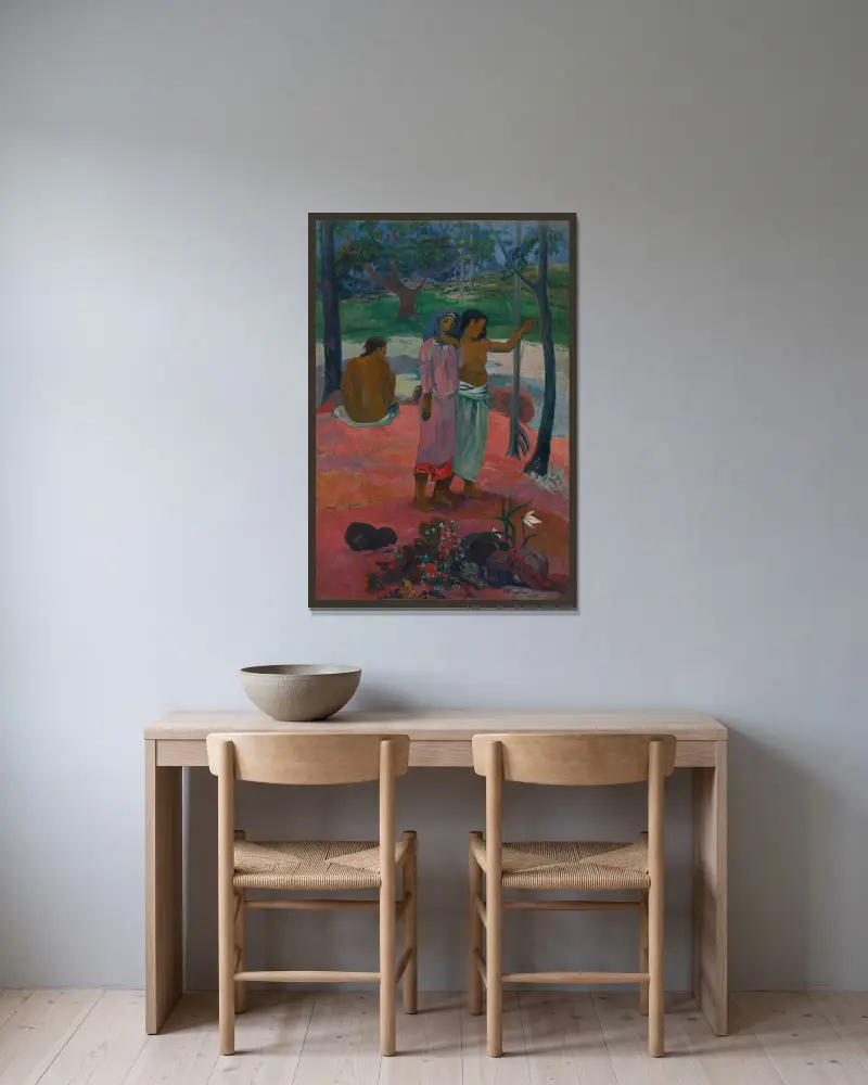 Volání, Paul Gauguin v rámu na stěně