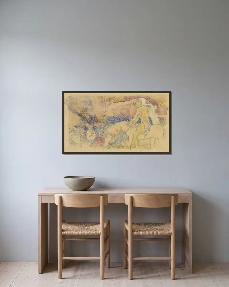 Kucyk, Paul Gauguin w ramie na ścianie