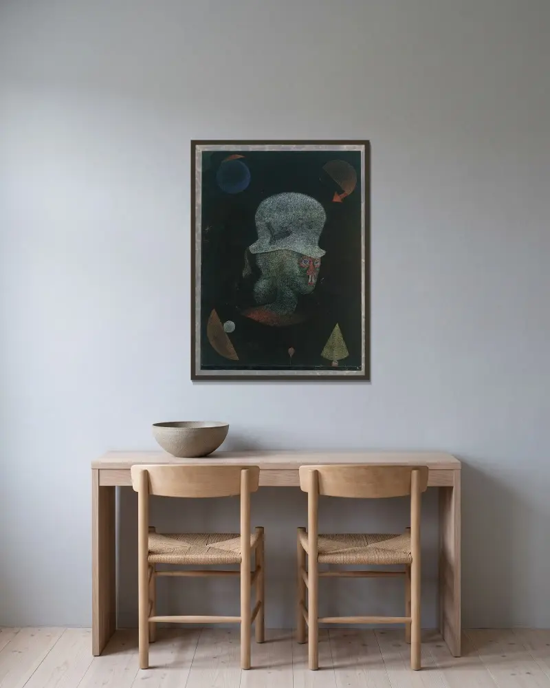 Fantazja astrologiczna, Paul Klee w ramie na ścianie