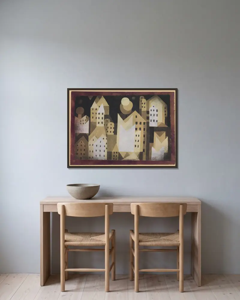 Studené město, Paul Klee v rámu na stěně