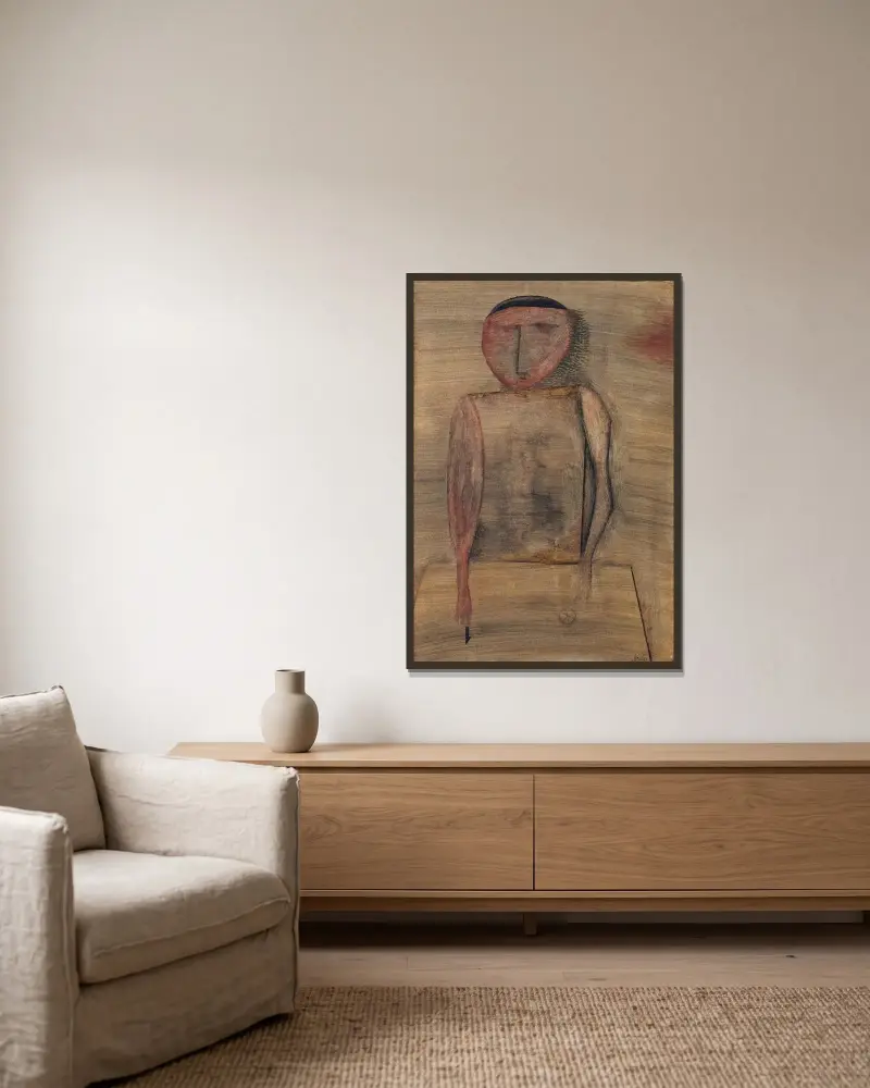 Doktor, Paul Klee v rámu na stěně