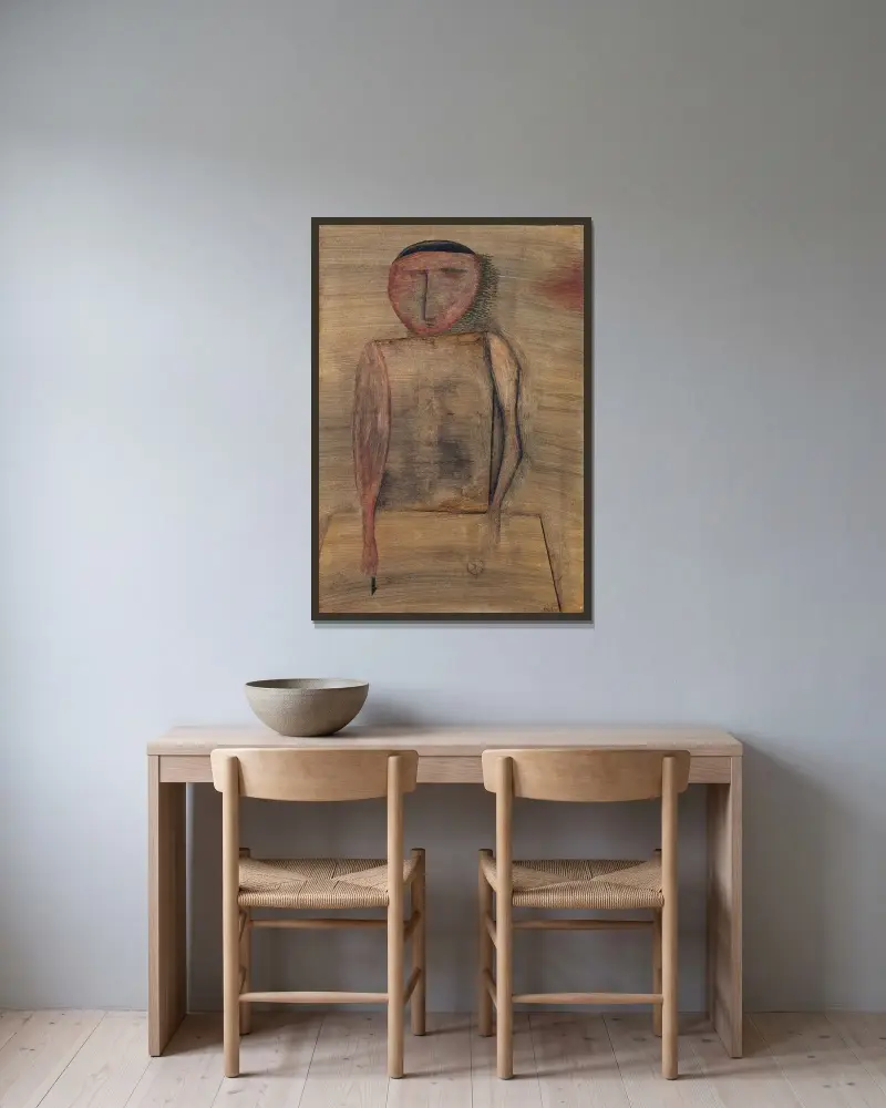 Doktor, Paul Klee v rámu na stěně