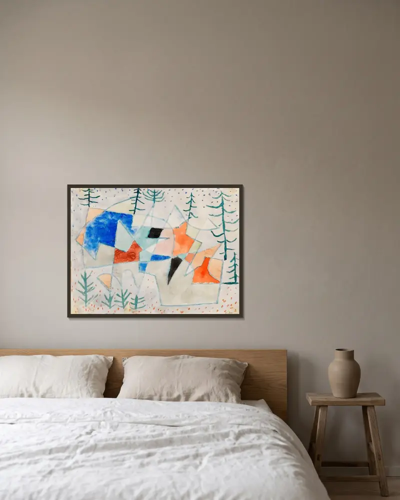Edelklippe, Paul Klee v rámu na stěně