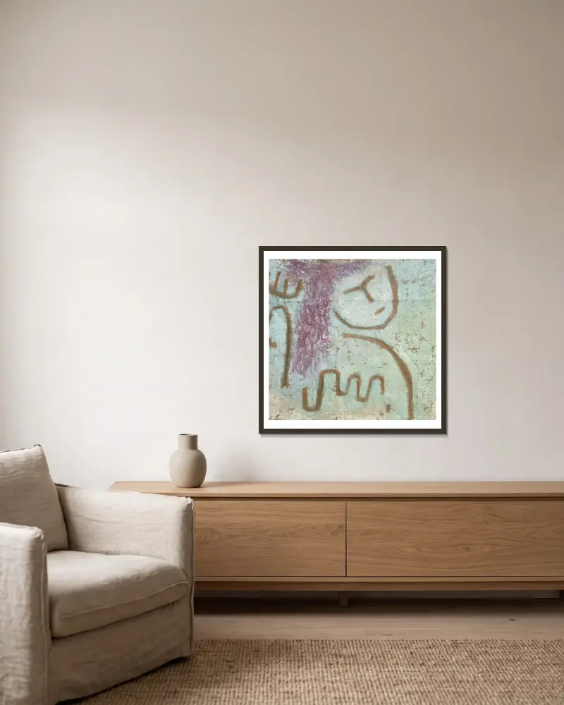 Mała nadzieja, Paul Klee w ramie na ścianie