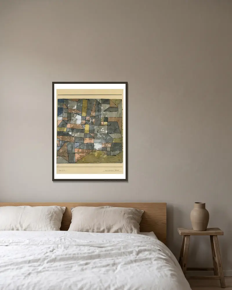 Północnoniemiecki, Paul Klee w ramie na ścianie