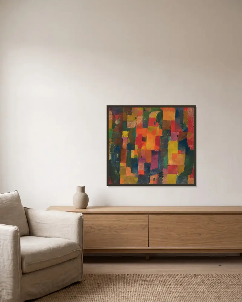 Bez tytułu, Paul Klee w ramie na ścianie