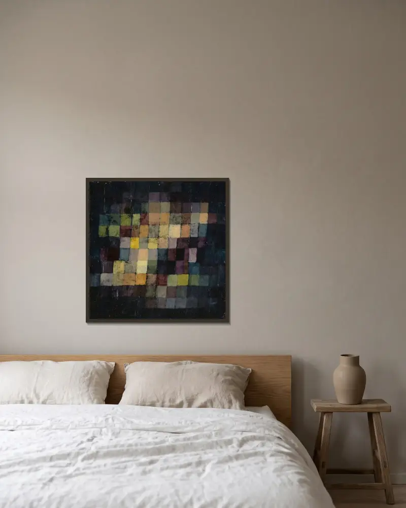 Starý zvuk, Paul Klee v rámu na stěně