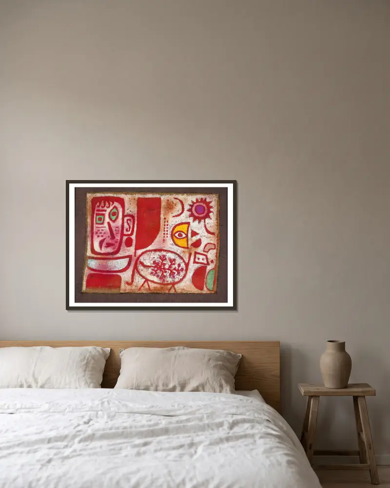 Rausch, Paul Klee v rámu na stěně