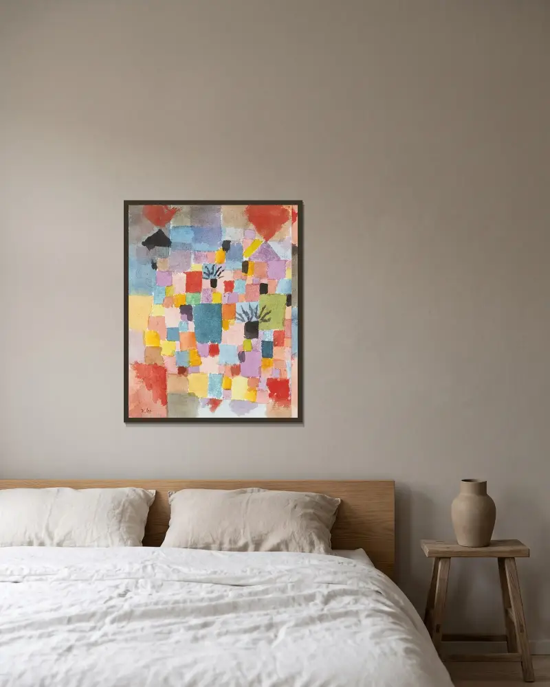 Południowe ogrody, Paul Klee w ramie na ścianie