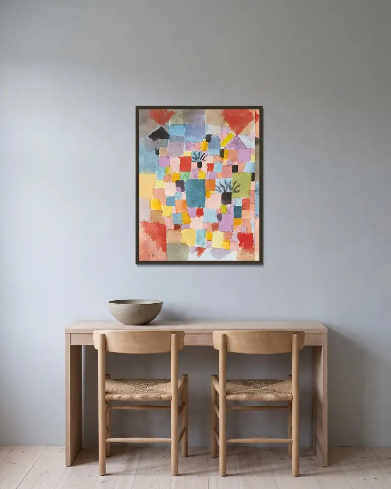 Południowe ogrody, Paul Klee w ramie na ścianie