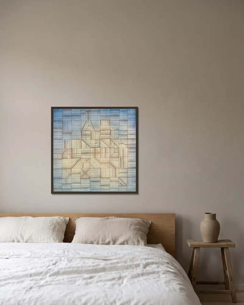 Variace (progresivní motiv), Paul Klee v rámu na stěně