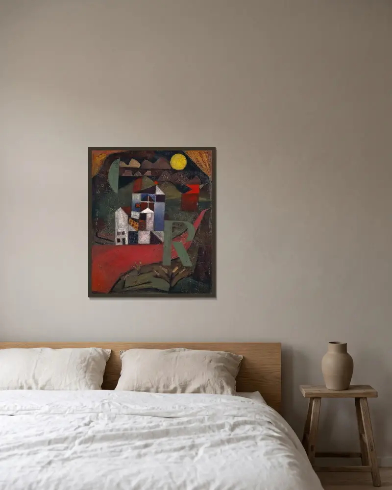 Villa R, Paul Klee v rámu na stěně