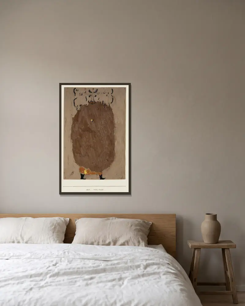Pouštní lupiči, Paul Klee v rámu na stěně
