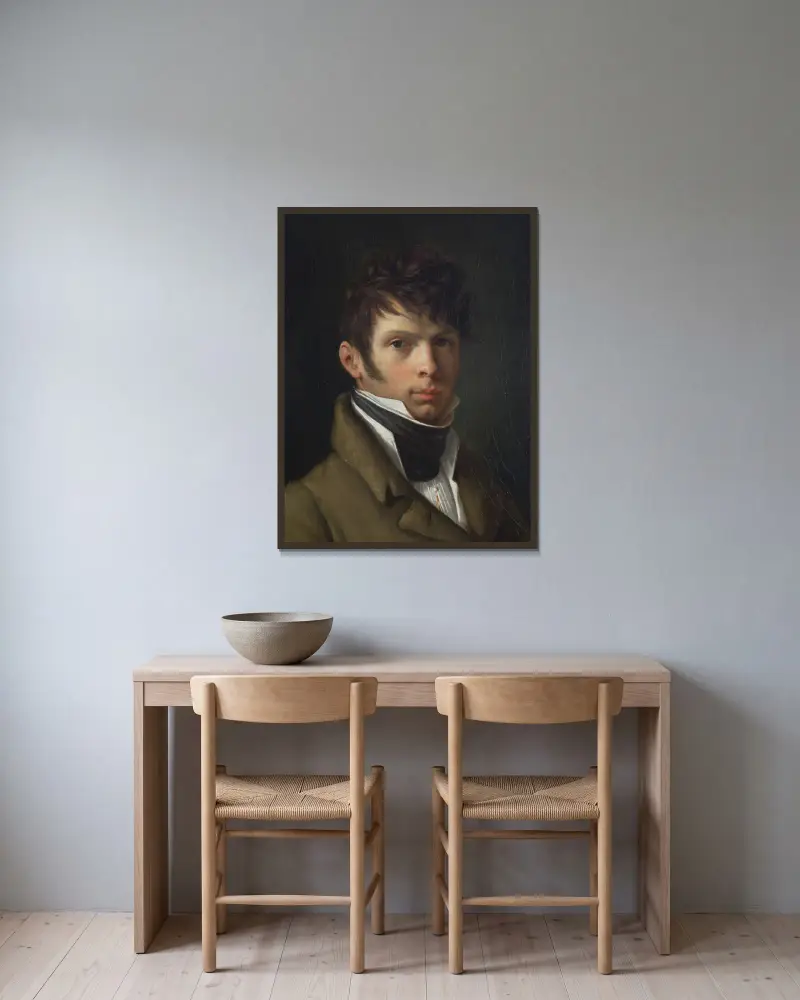 Henri-Ernest Grout de Beaufort av Pierre-Paul Prud'hon inramad på en vägg