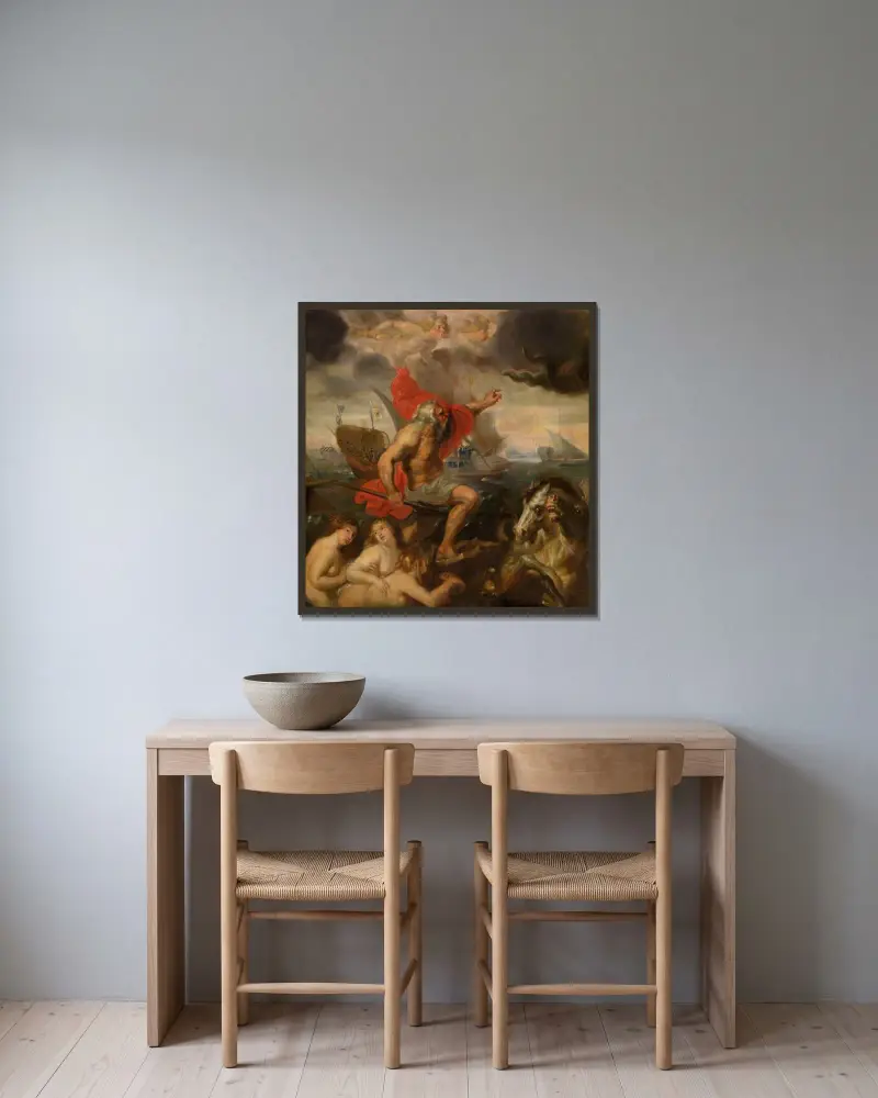 Quos Ego, Peter Paul Rubens w ramie na ścianie