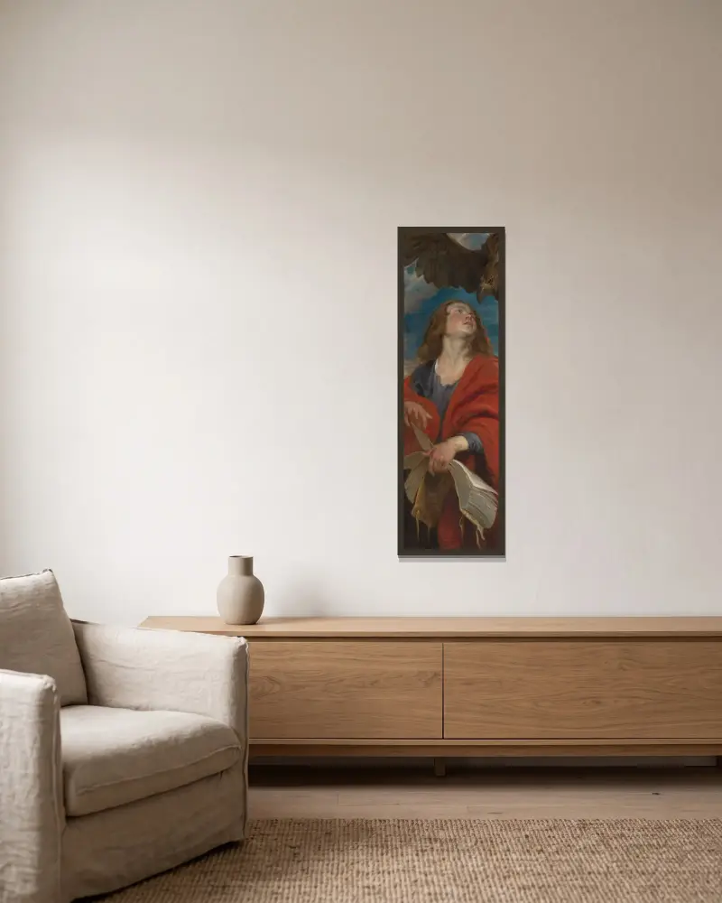 Święty Jan, Peter Paul Rubens w ramie na ścianie