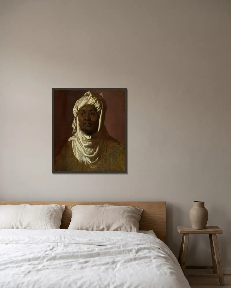 Studie pro Baltazara, Peter Paul Rubens v rámu na stěně