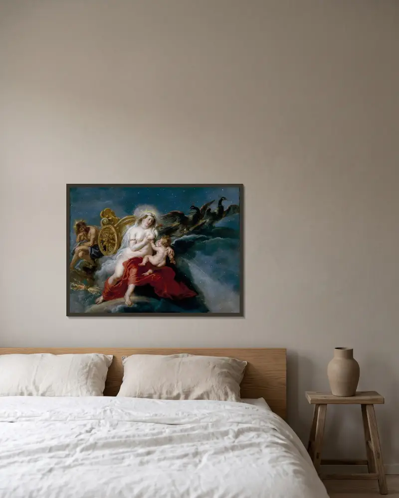 Narodziny Drogi Mlecznej, Peter Paul Rubens w ramie na ścianie