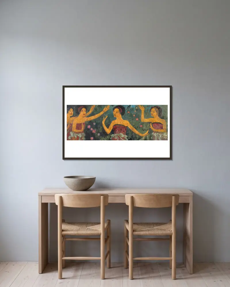 Mulâtres von Paul Sérusier gerahmt an einer Wand