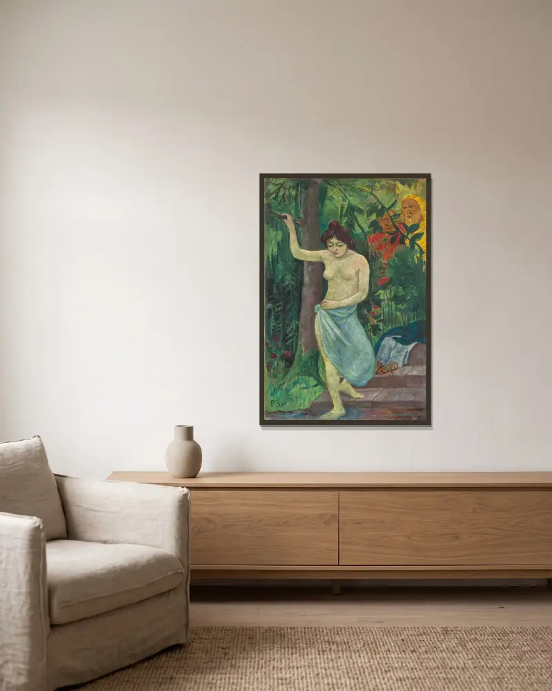 Susanna und die Alten von Paul Sérusier gerahmt an einer Wand