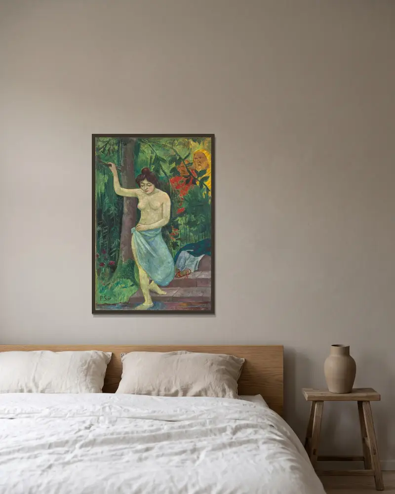 Susanna und die Alten von Paul Sérusier gerahmt an einer Wand