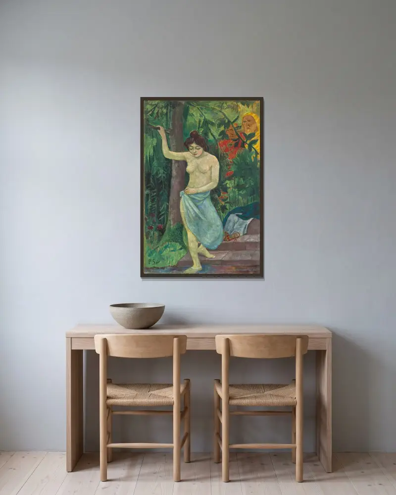 Susanna und die Alten von Paul Sérusier gerahmt an einer Wand