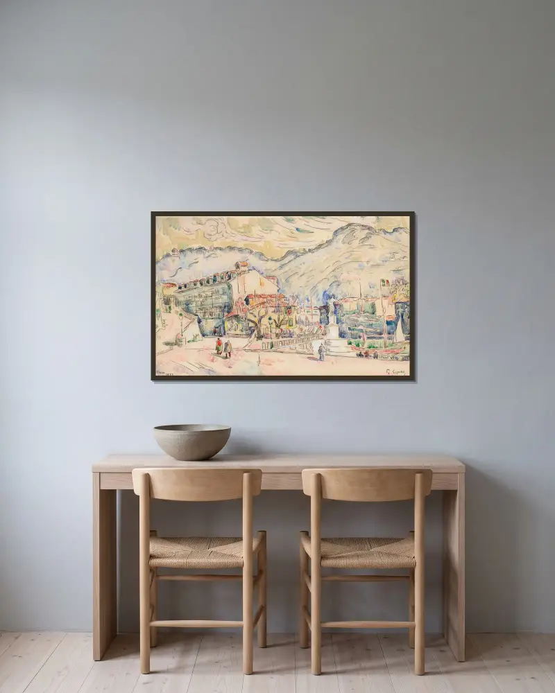 Nice, Paul Signac v rámu na stěně