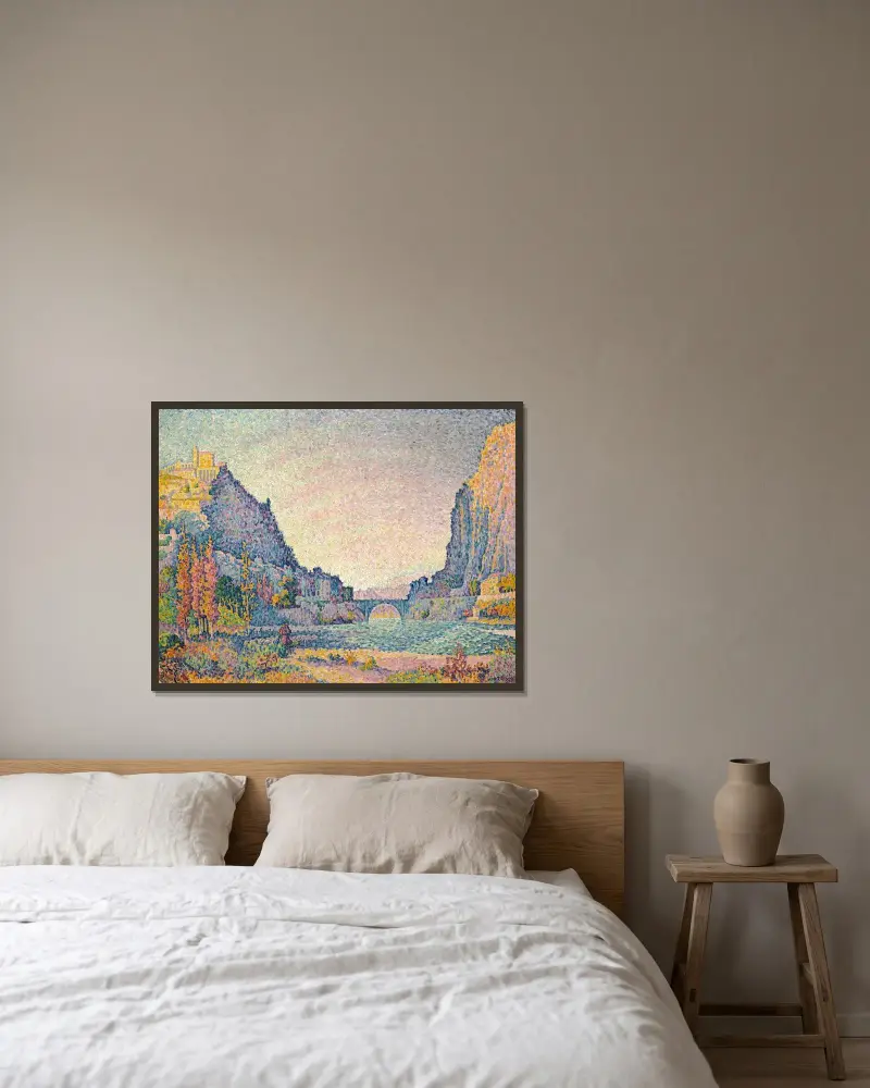 Sisteron, Paul Signac w ramie na ścianie