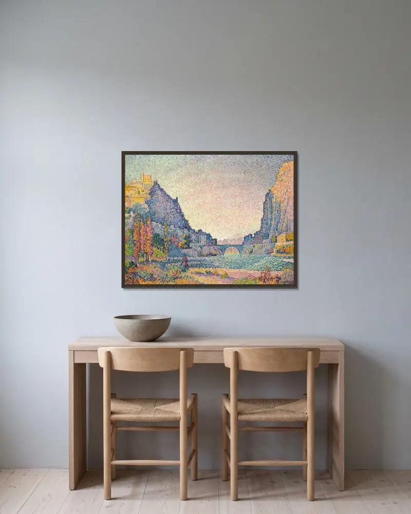 Sisteron, Paul Signac w ramie na ścianie
