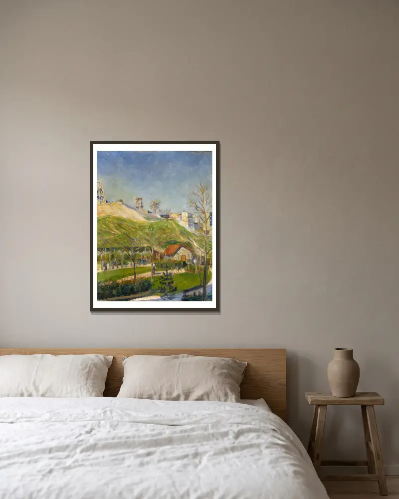 Der Platz Saint-Pierre von Paul Signac gerahmt an einer Wand