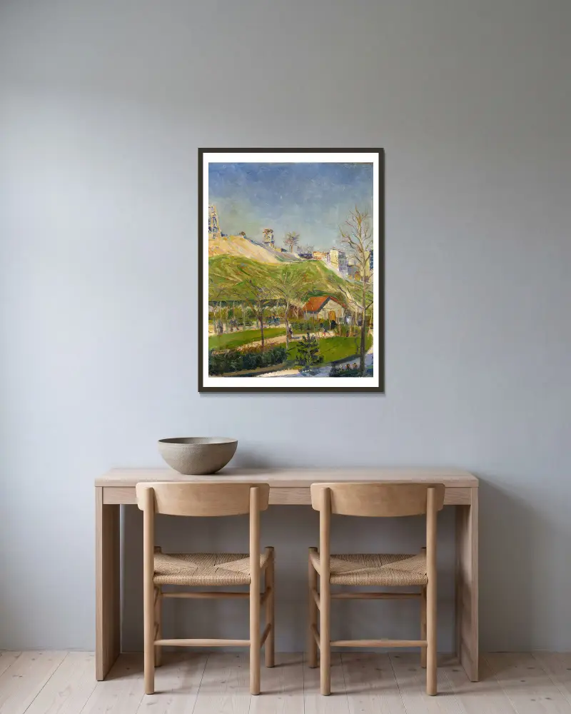 Der Platz Saint-Pierre von Paul Signac gerahmt an einer Wand