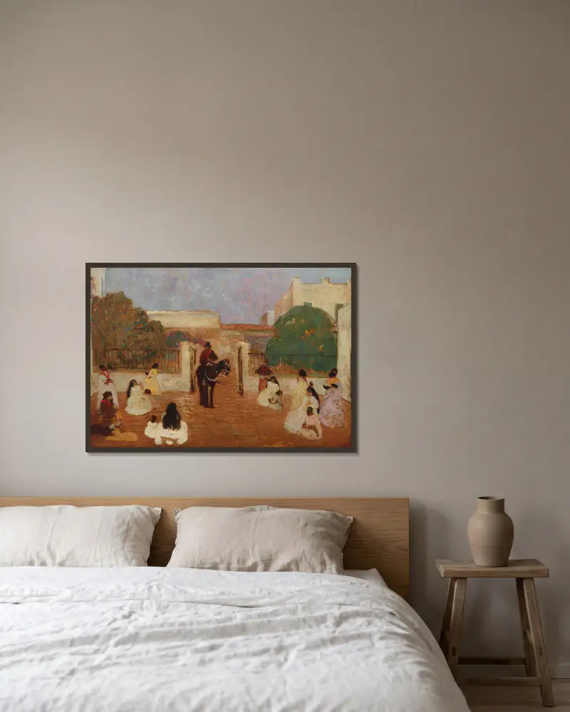 El Gaucho Candioti (od 1880 do 1938), Pedro Figari v rámu na stěně