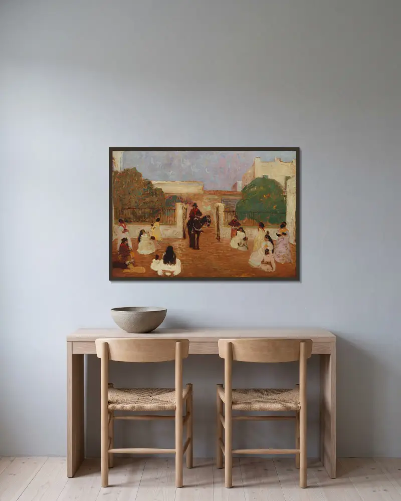 El Gaucho Candioti (od 1880 do 1938), Pedro Figari v rámu na stěně